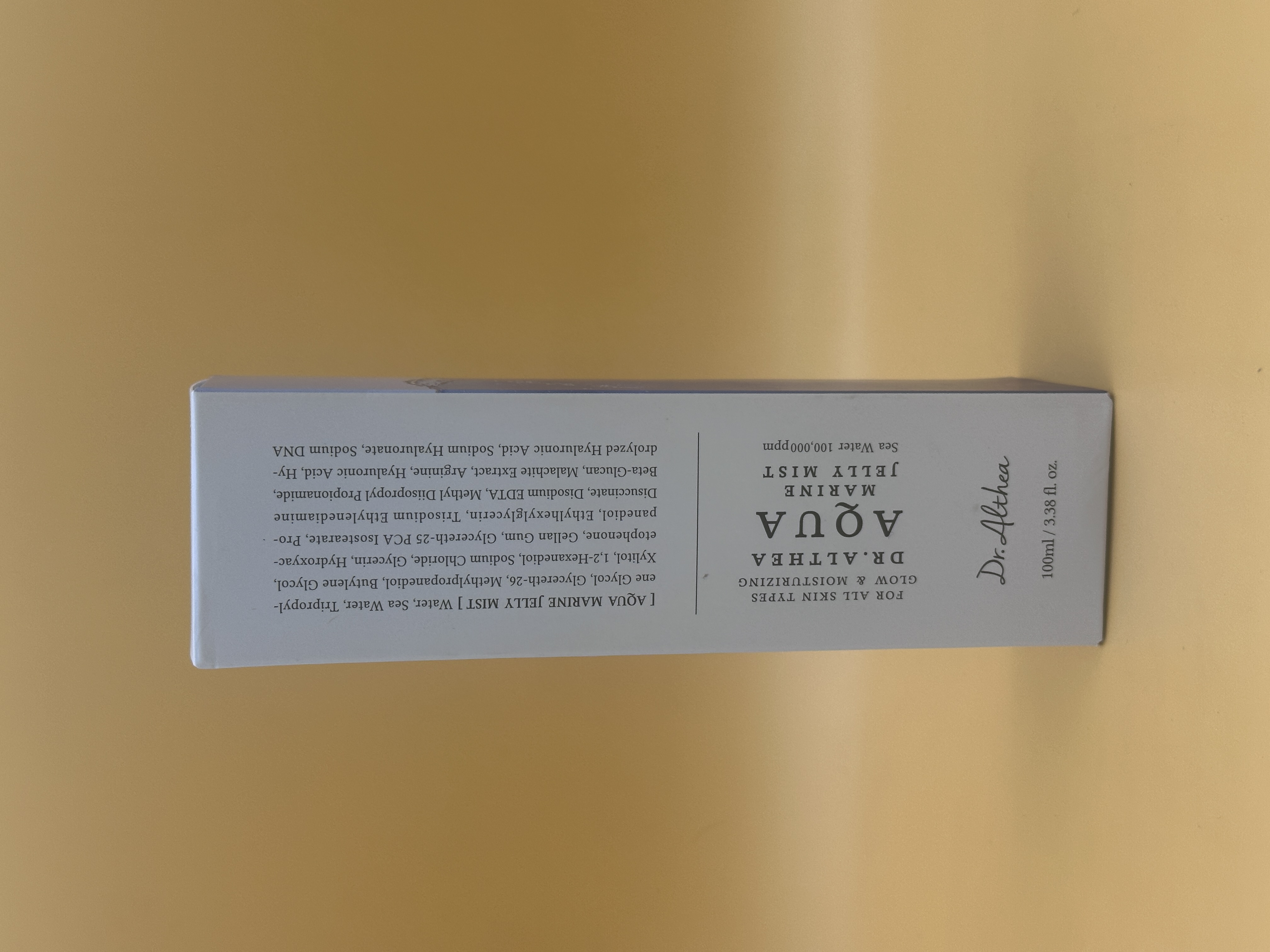 میست ژله‌ ای آبرسان و ترمیم کننده آکوا دکتر آلتیا Dr. Althea Aqua Marine Jelly Mist حجم 100 میل