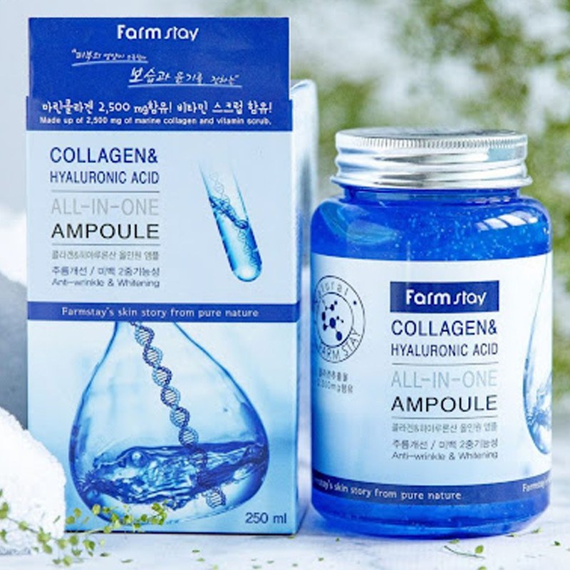 ژل آبرسان فارم استی مدل هیالورونیک و کلاژن اصل | 250 میل