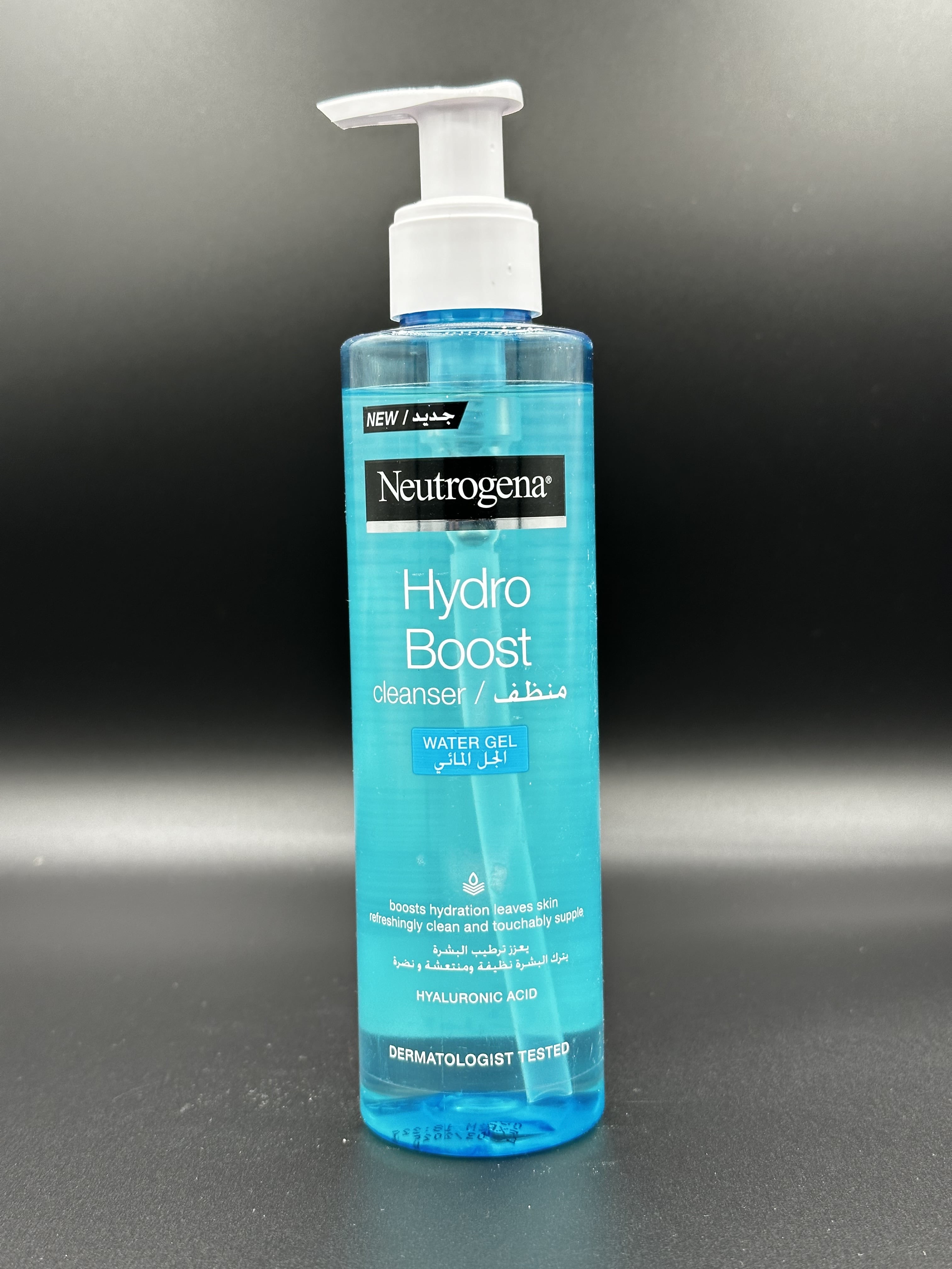 ژل شست و شوی صورت نوتروژینا مدل Hydro Boost حاوی هیالورونیک اسید حجم 200 میلی لیتر